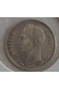 1/2  Bolívar  - 1912 "Normal Date"