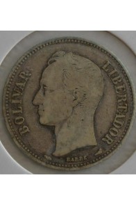 2 Bolívares  - 1913 "Raised 3"