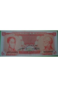 5 Bolívares Septiembre 21 1989 H7