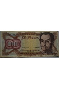 100 Bolívares  Septiembre 18 1979 Serie D8