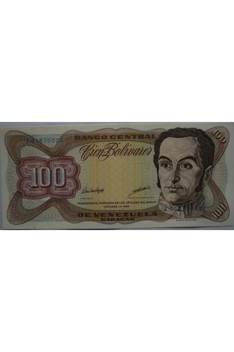 100 Bolívares  Octubre 13 1998 Serie Z8