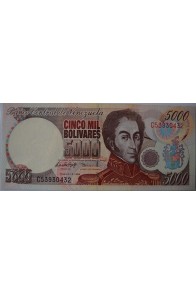 5000 Bolívares Febrero 10 1998 Serie C8