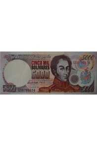 5000 Bolívares Agosto 6 1998 Serie G8