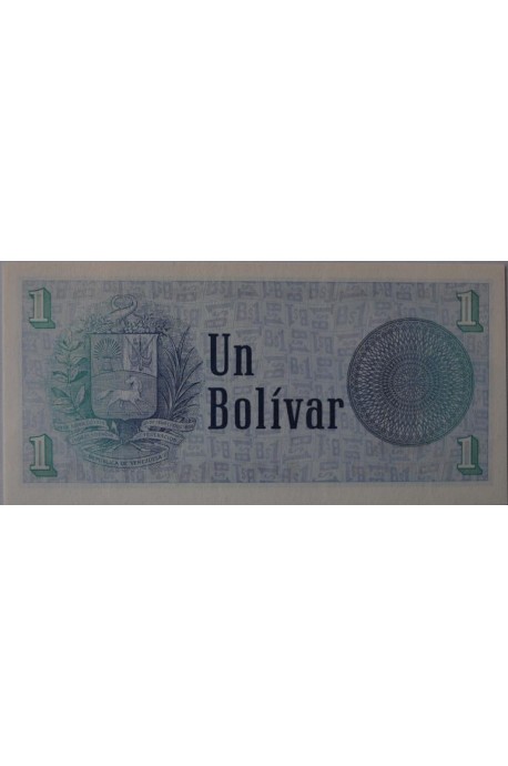 1 Bolívar Octubre 05 1989 Serie Reverso