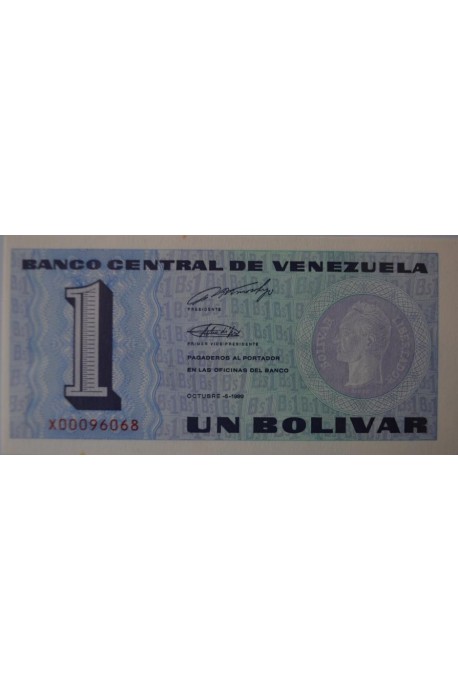 1 Bolívar Octubre 05 1989 Serie X8