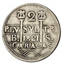 2 Reales  - 1821 ¨Castillo-León¨