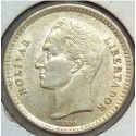 1/2  Bolívar  - 1921 "2 & 1 Near"
