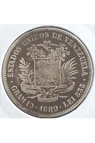 2 Bolivares  - 1889