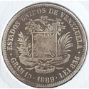 2 Bolívares  - 1889