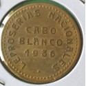 2 Bolívares Leproserias Nacionales Cabo Blanco 1936