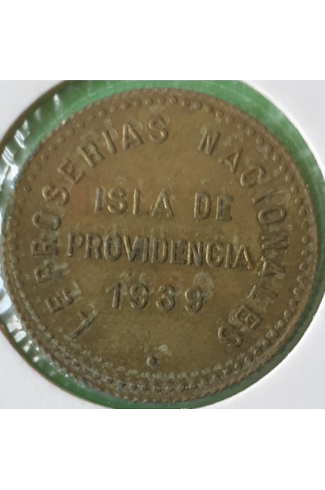1 Bolívar "Isla de providencias 1939"