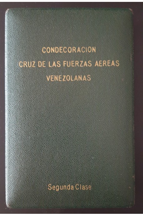 CONDECORACIONES  "CRUZ DE LAS FUERZAS AEREAS VENEZOLANAS" 2DA CLASE