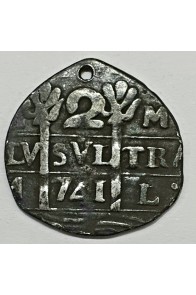 2 Reales  - 741 ( Año 1817)