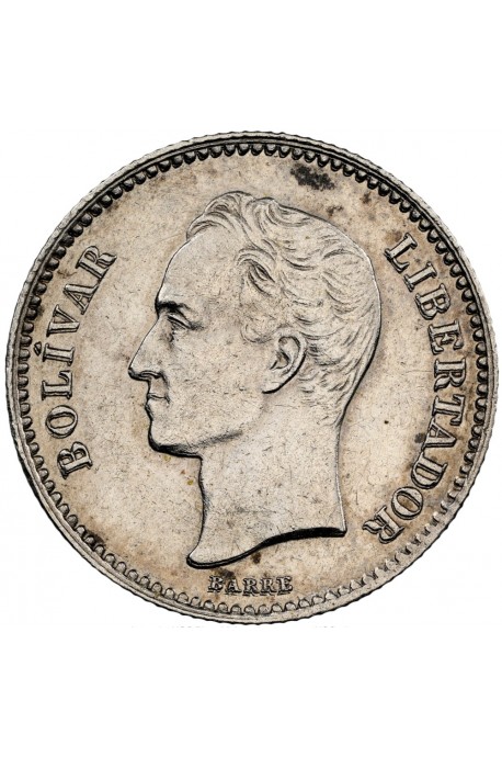 1/5 Bolívar  - 1879 "Acuñación Doble"