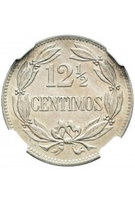 12 Medios Centimos  - 1925