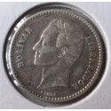1/2 Bolívar  - 1887