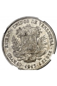 2 Bolívares  - 1912