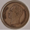 1/2 Bolívar - 1886