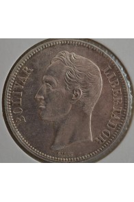 5 Bolivares  - 1887