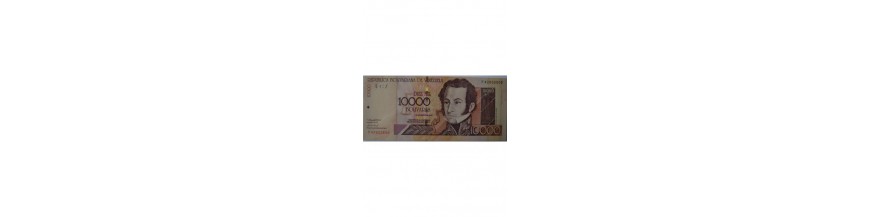 Billetes 10000 Bolívares